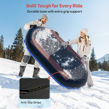 Glidely Extreme Cold-Resistant Inflatable Snow Tube