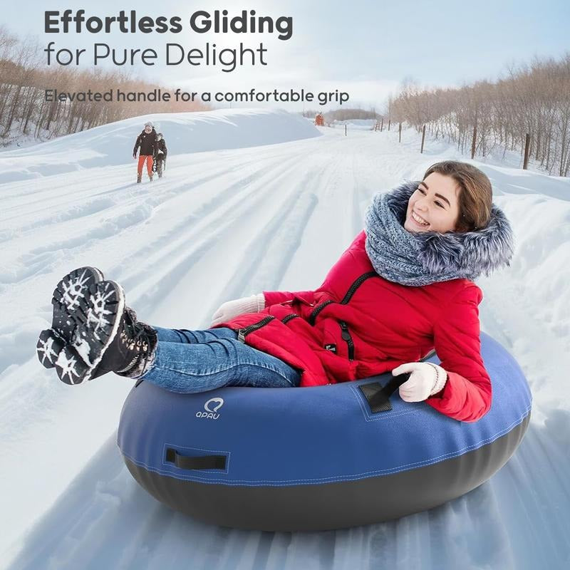 Glidely Extreme Cold-Resistant Inflatable Snow Tube
