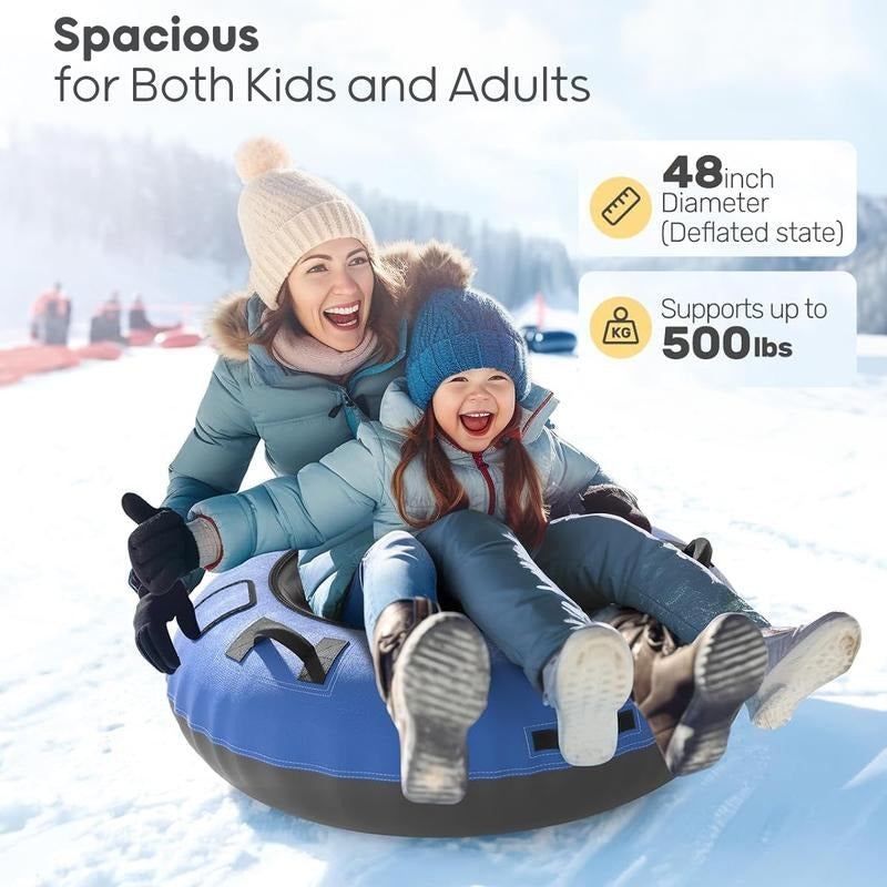 Glidely Extreme Cold-Resistant Inflatable Snow Tube